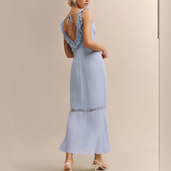 COPY - Reformation blue gown size S beautiful elegant dress only worn once